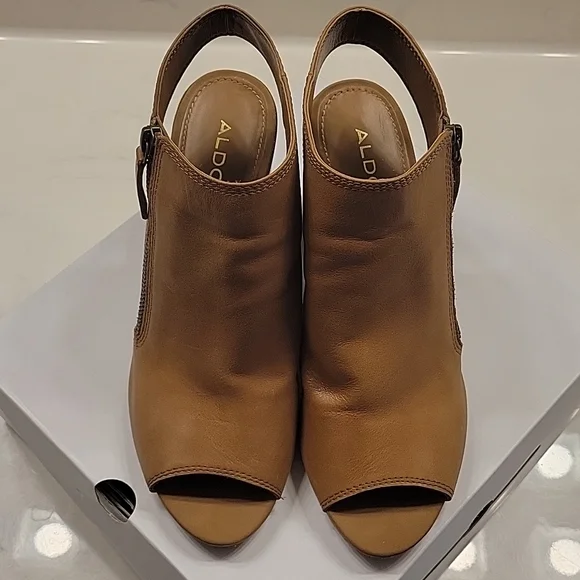 Aldo Open Toe Booties - Picture 2 of 8